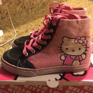 VANS Hello Kitty  Corrie Hi Prism Pink sz 13.5